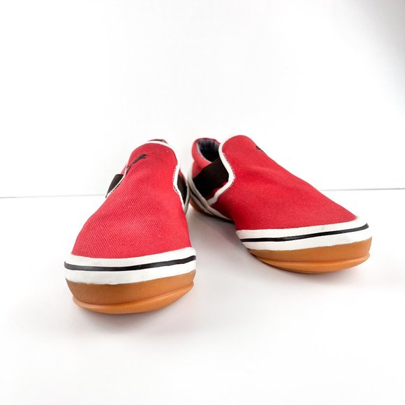 Puma Barrel Roll Low Slip-On Sneakers Shoes Mens Size 7.5 Red Brown NEW - Picture 6 of 11